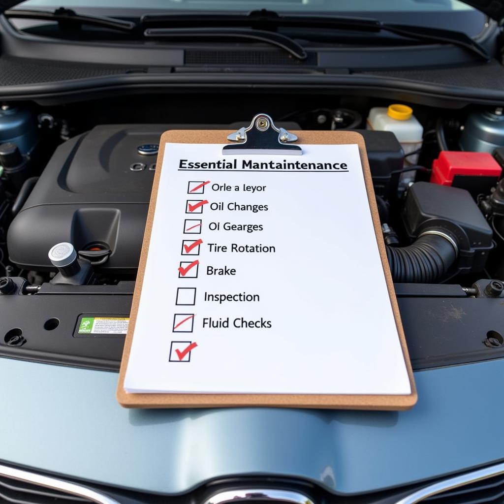 Preventative Car Maintenance Checklist