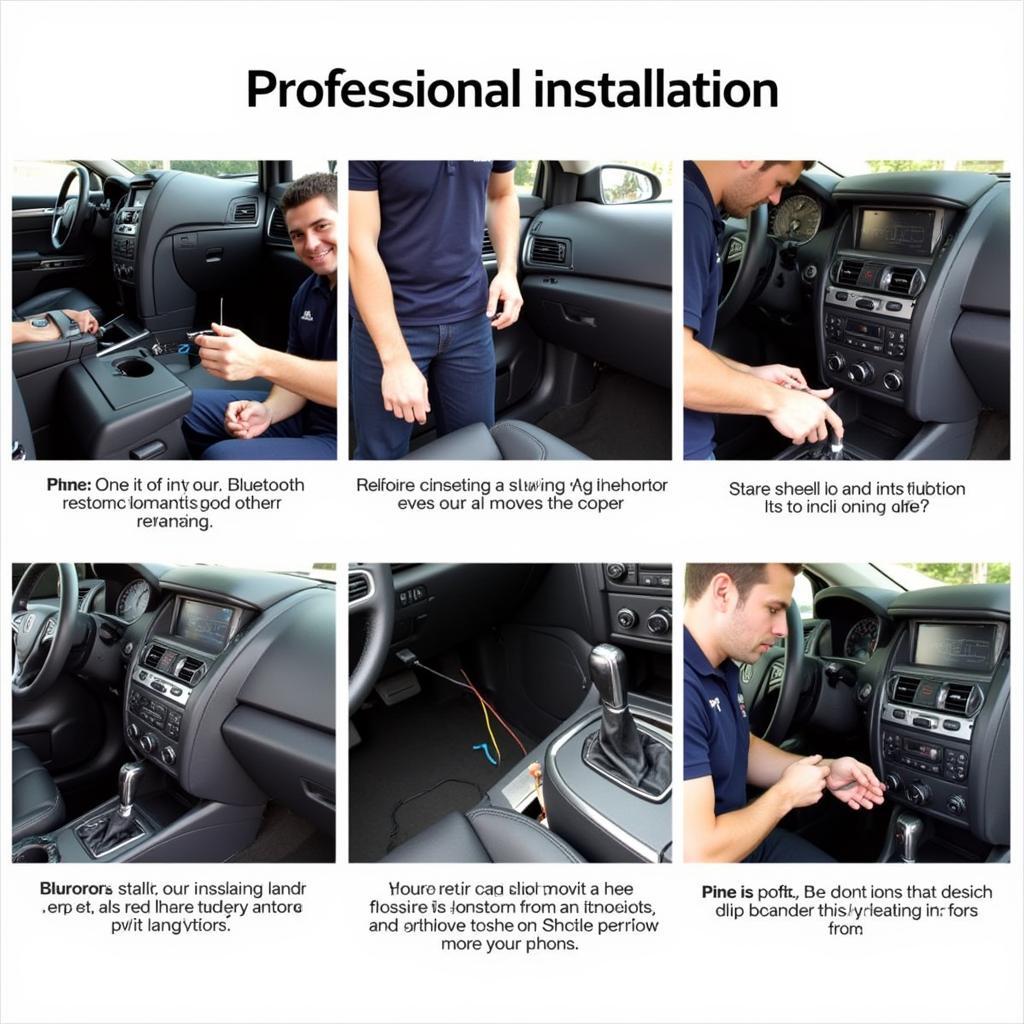 Professional Bluetooth Car Kit Installation Process