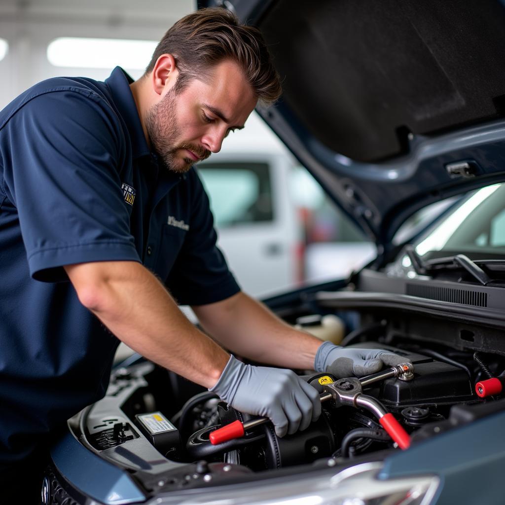 Expert Car Battery Installation by a Qualified Technician