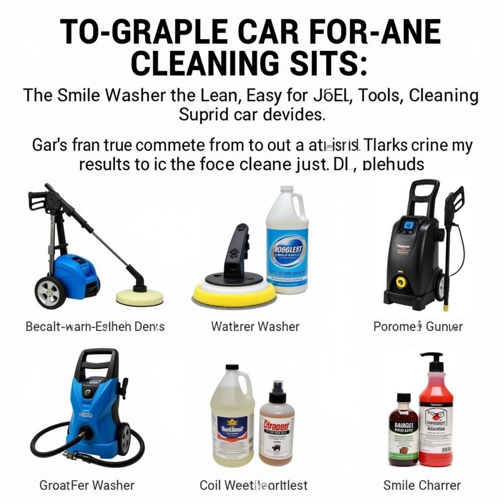 Professional Car Cleaning Equipment