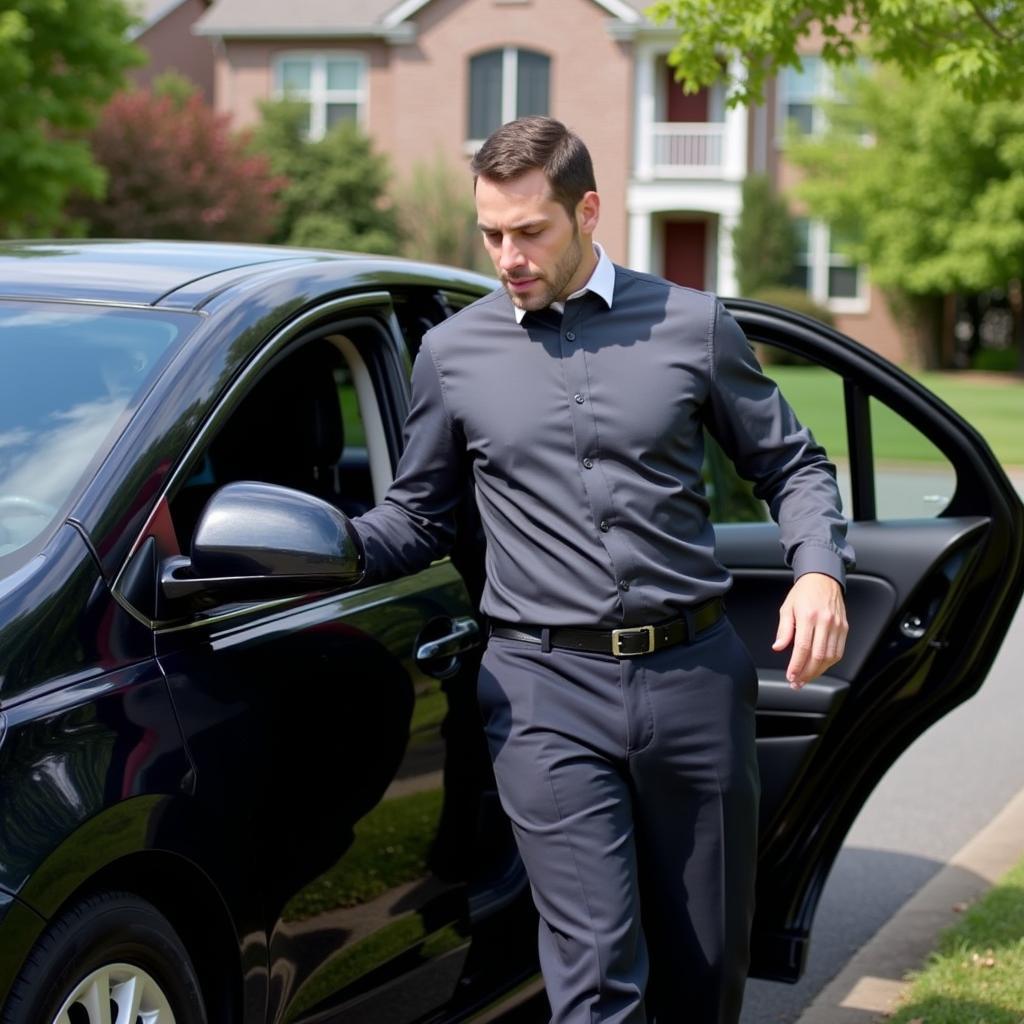 Professional Chauffeur of a Car Service in Franklin, TN