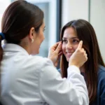 Person Receiving a Regular Eye Exam