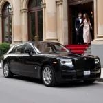 Rolls-Royce Phantom arriving at a gala event