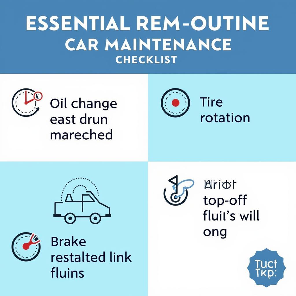 Routine Car Maintenance Checklist