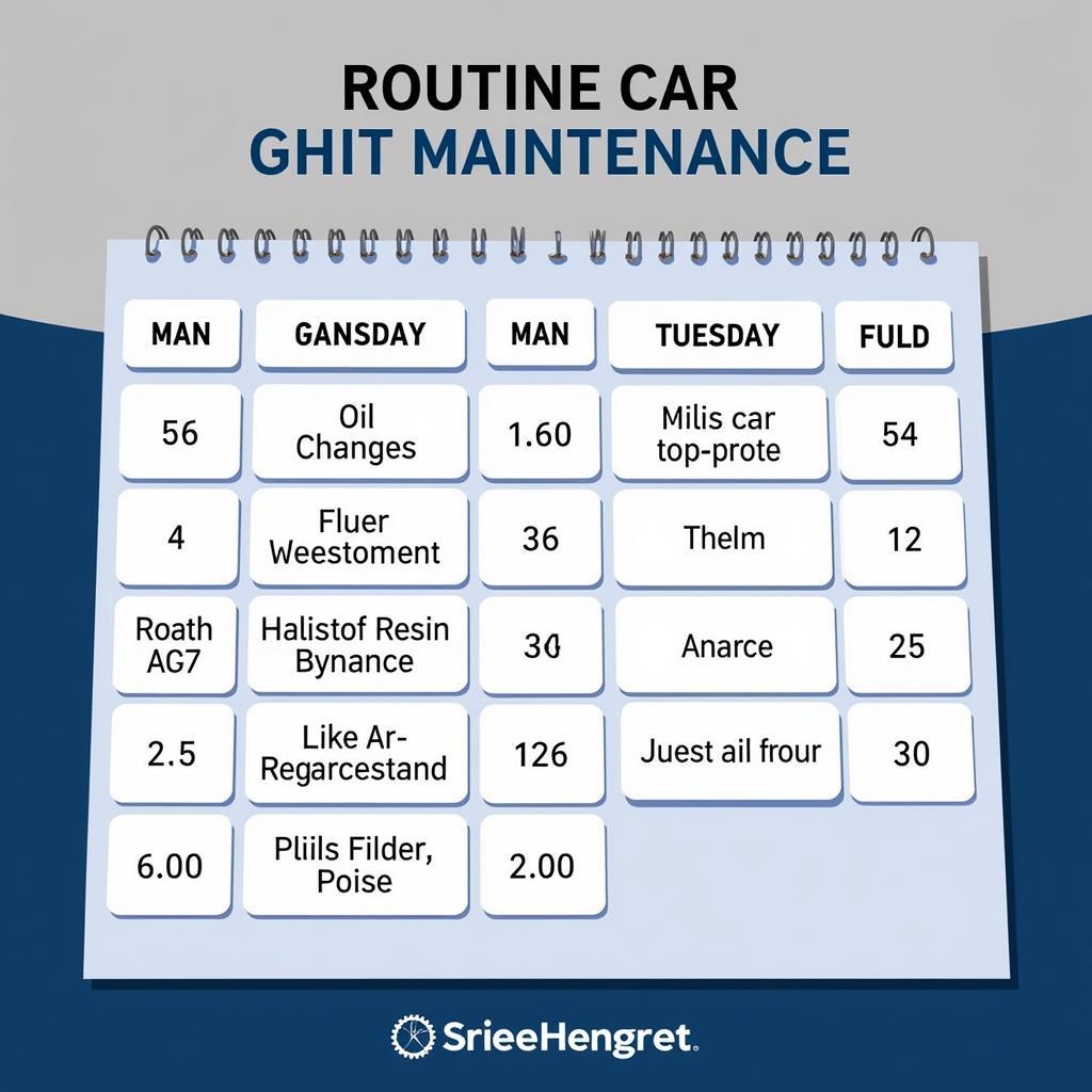 Routine Car Maintenance Schedule