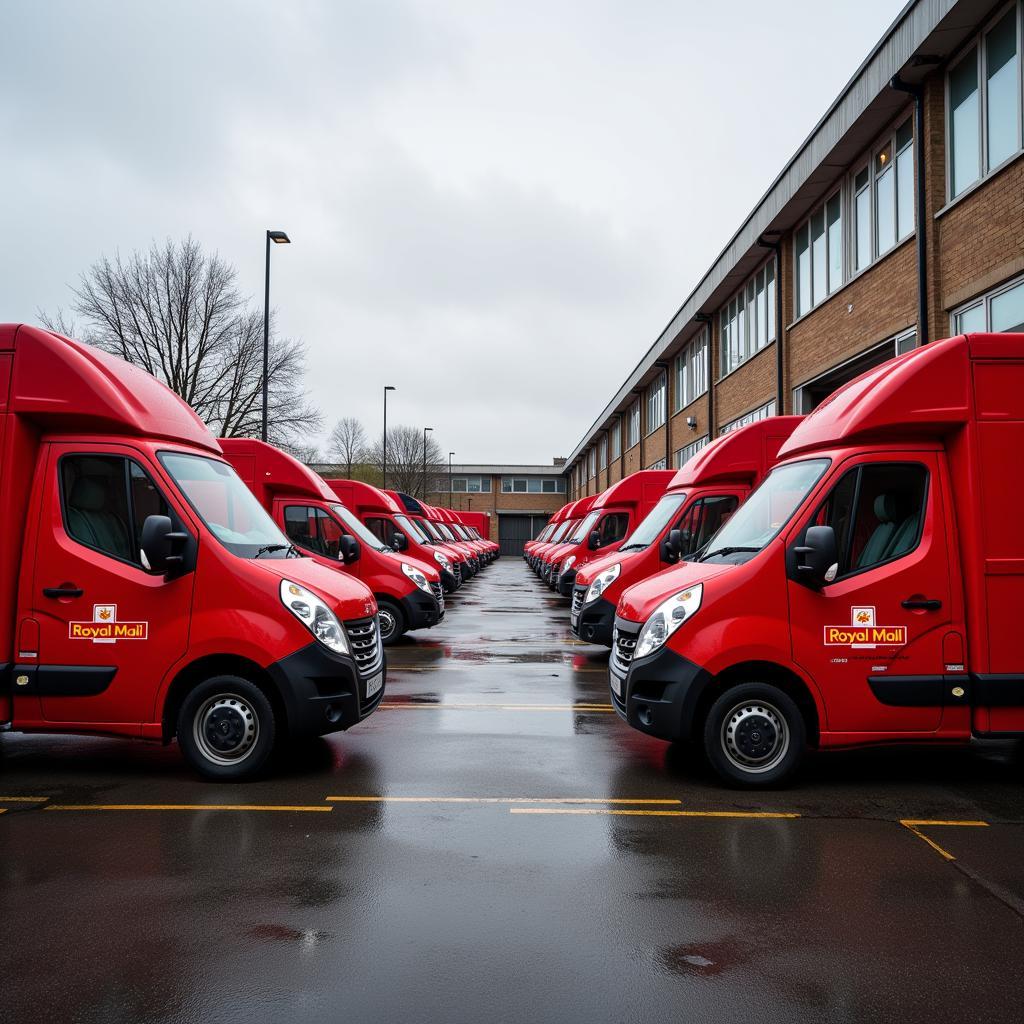 Royal Mail Van Fleet in London