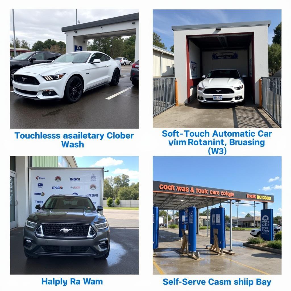 Different types of car wash installations in Sarasota, Florida