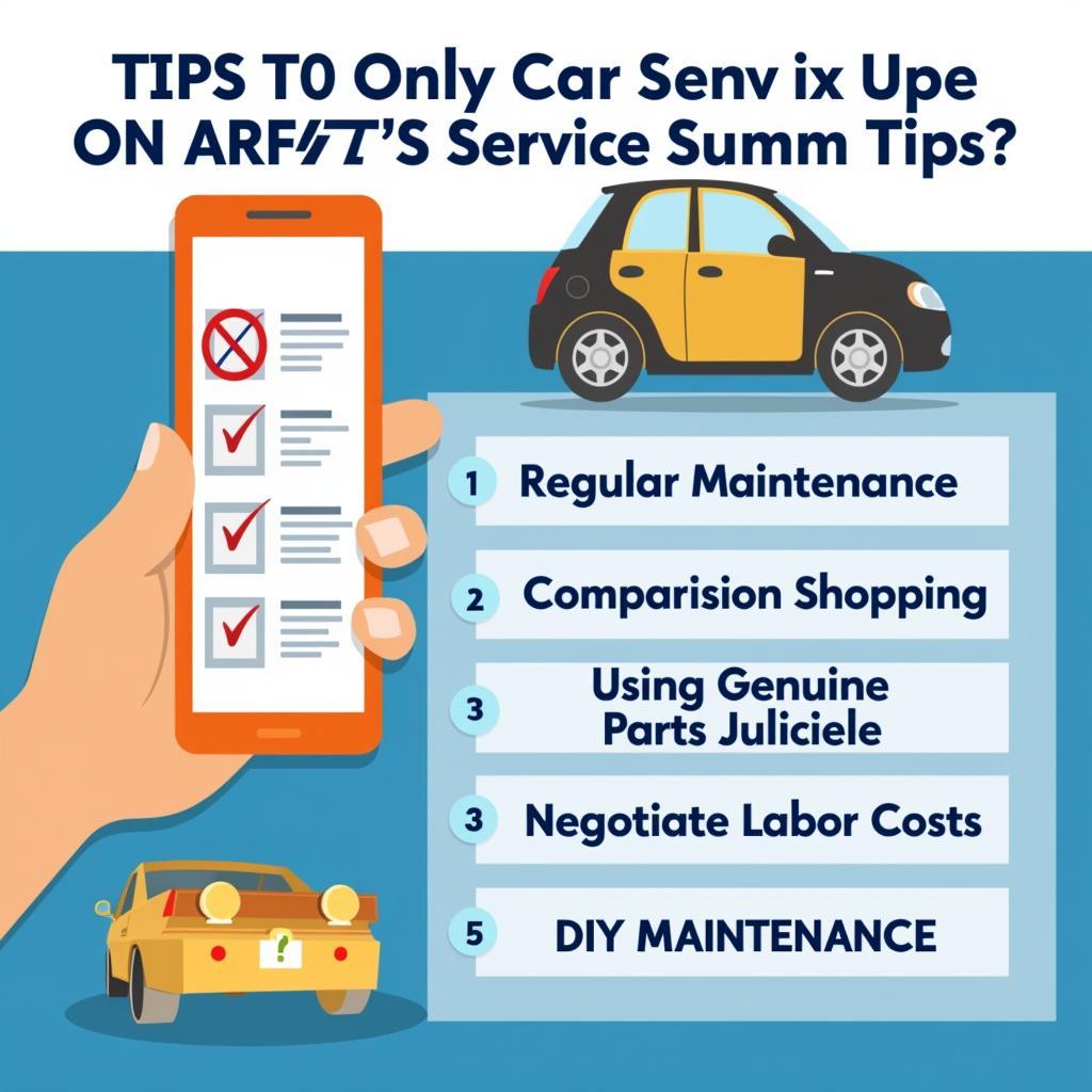 Tips for saving on car service costs in India