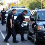 Secret Service Checkpoint Vehicle Search