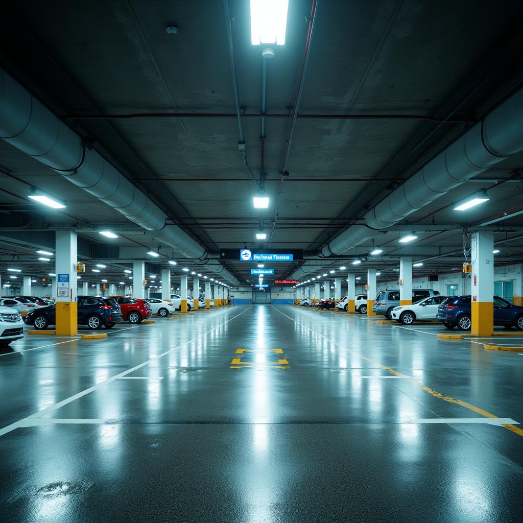 Secure Airport Parking Facility