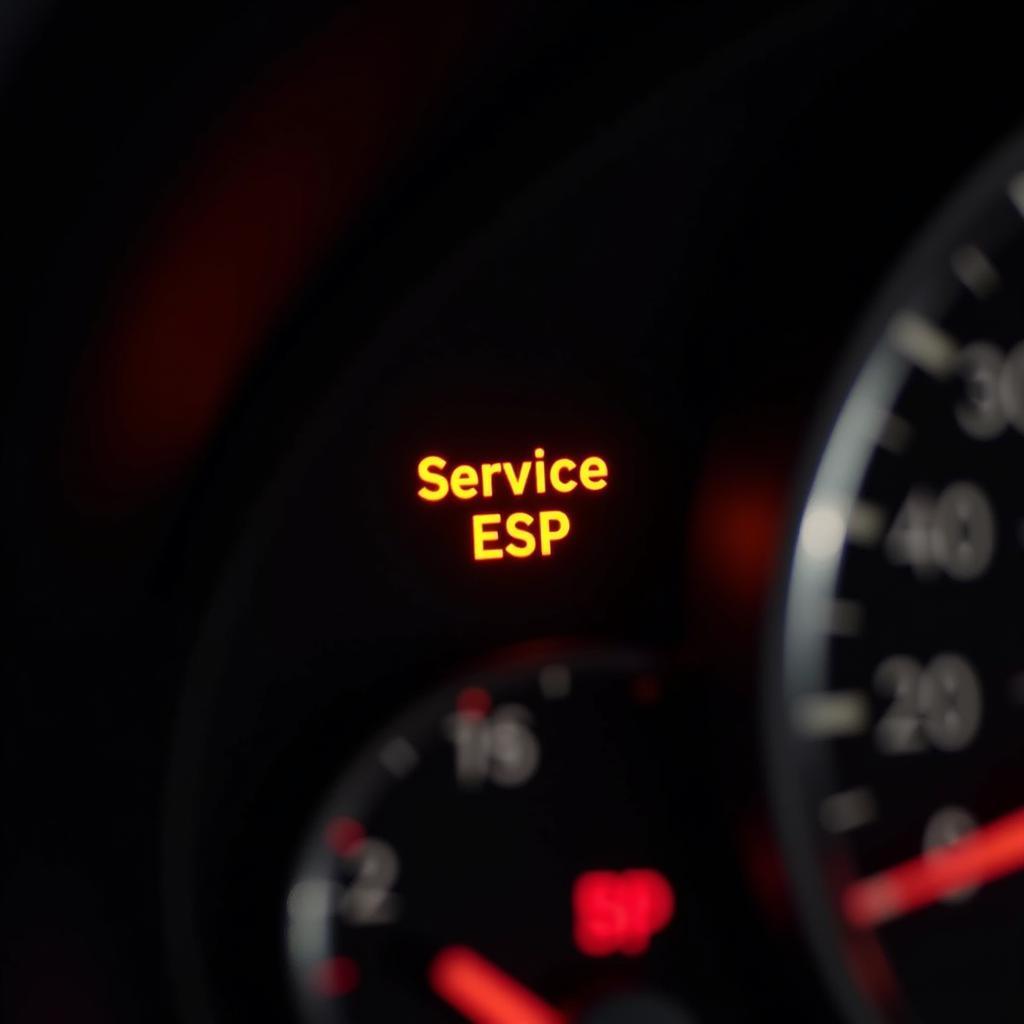 Service ESP Light on Car Dashboard