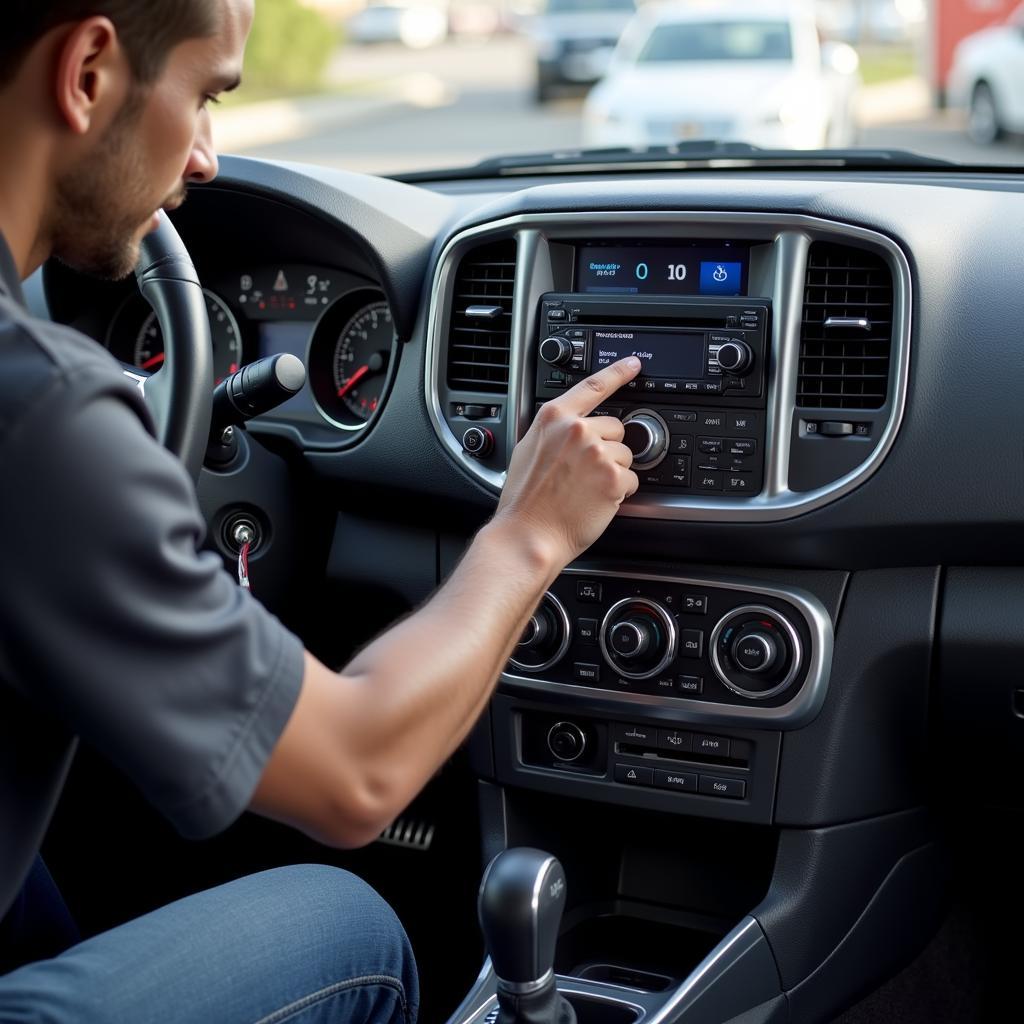 SiriusXM Radio Installation in a Car