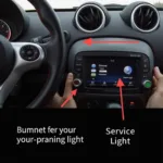 Smart Car Service Light Dashboard