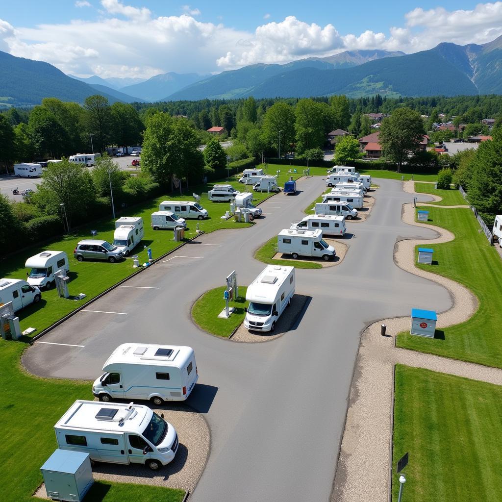 Swiss Aire de Service for Camping Cars