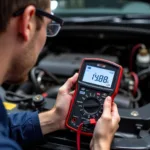 Testing Car Battery Voltage