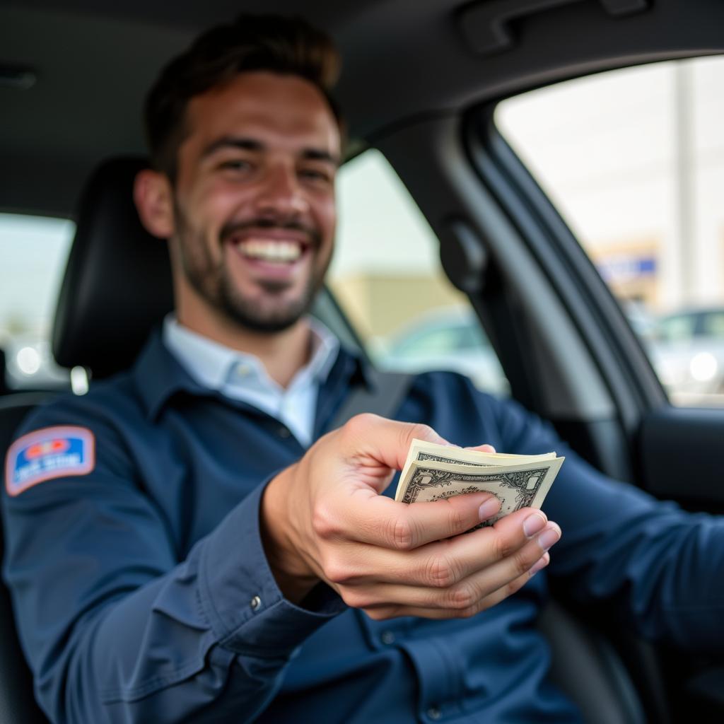 Tipping a Car Service Driver