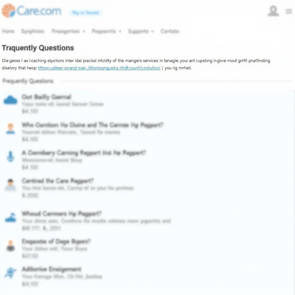 Troubleshooting Care.com Service Deletion