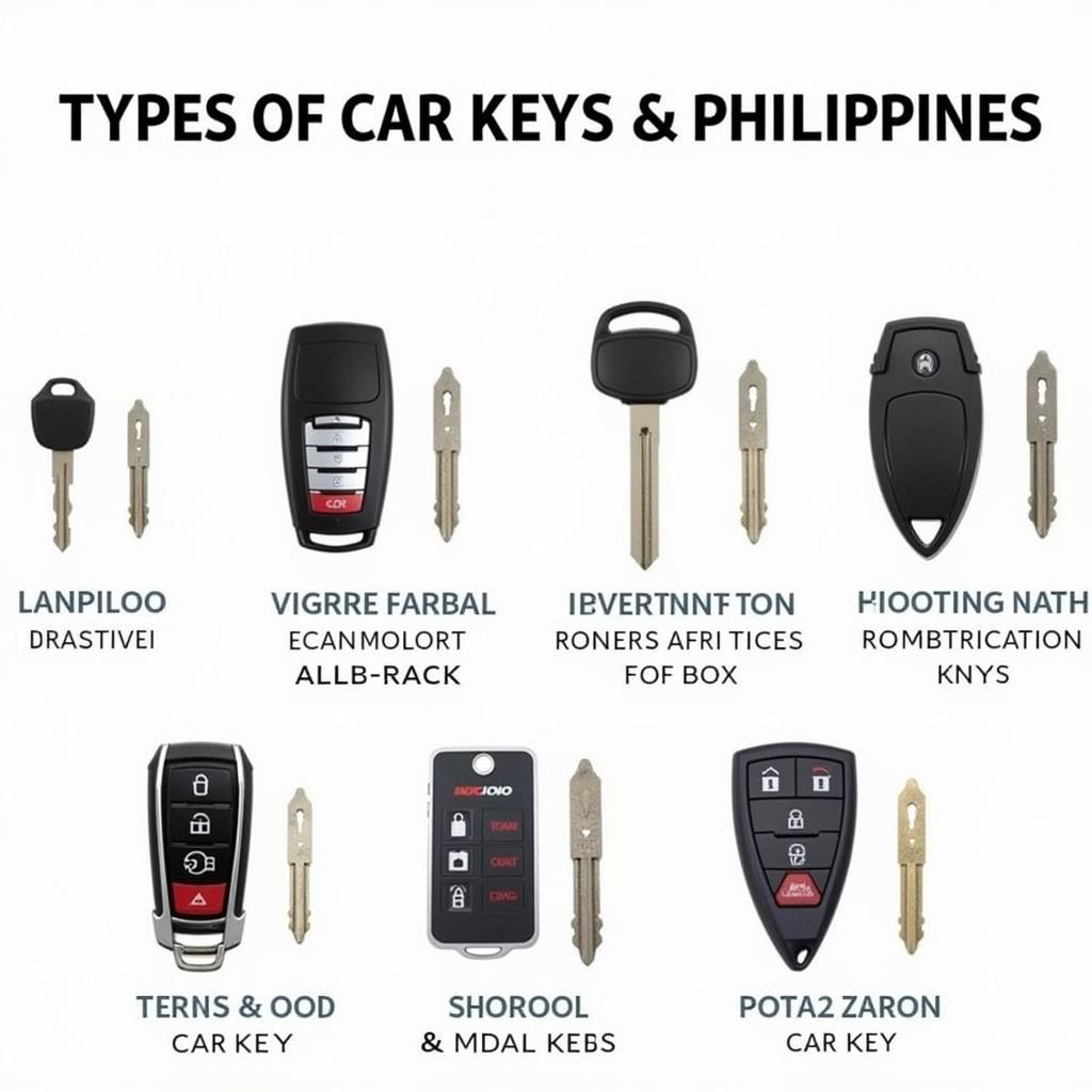 Different Types of Car Keys in the Philippines