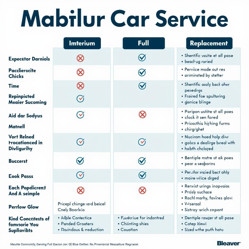 Different types of car services explained