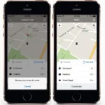 Uber App Interface