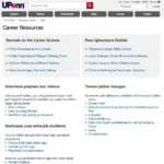 UPenn Online Career Resources Portal