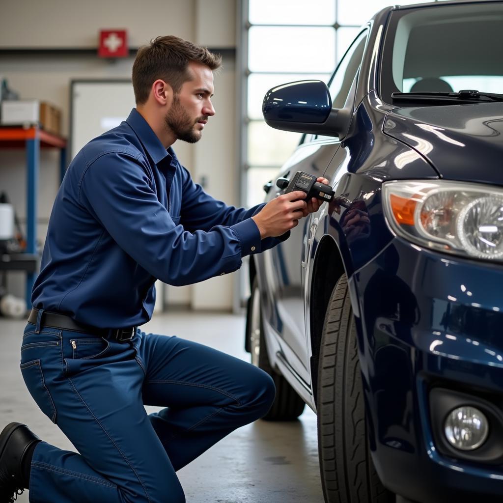 Used Car Inspection at an Ashburton Service Centre