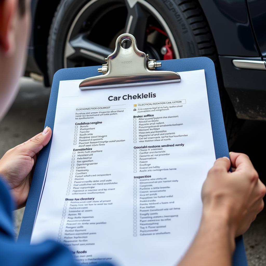 Used Car Inspection Checklist