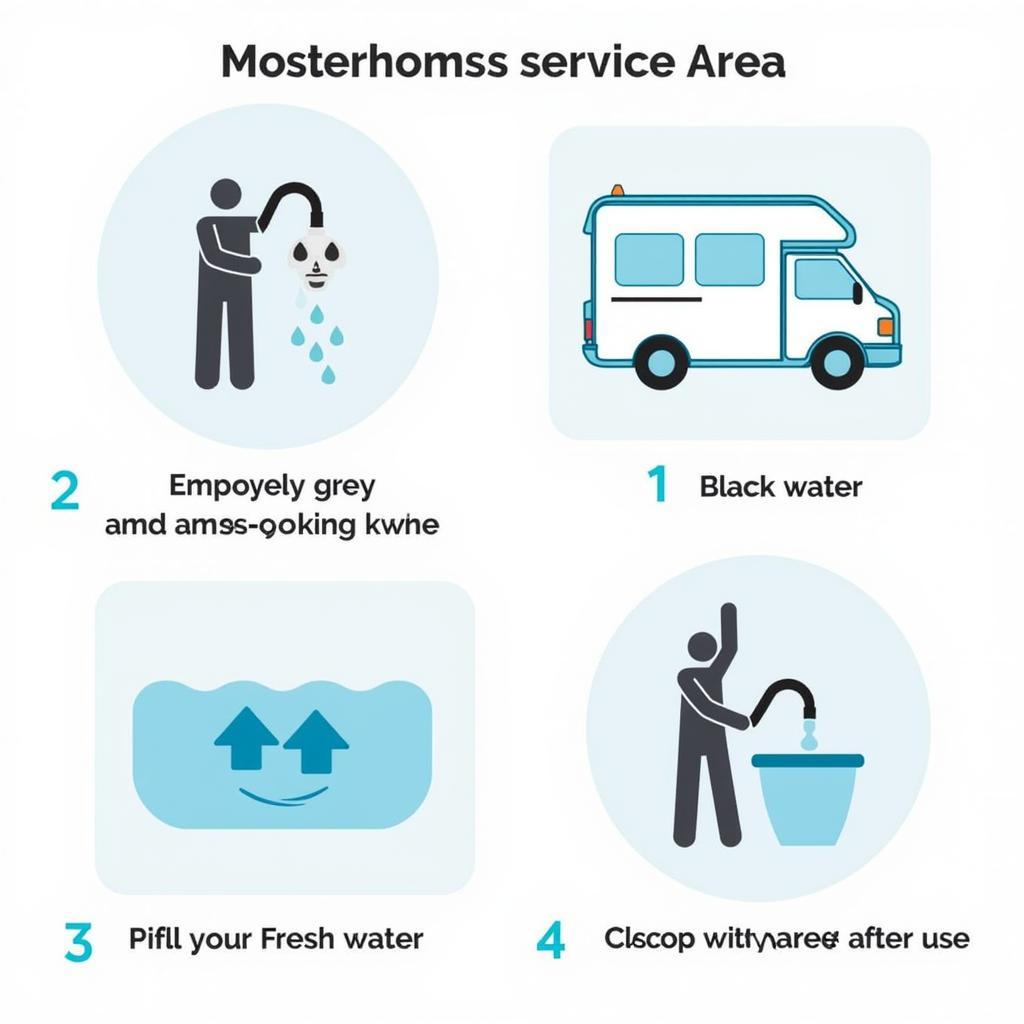 Properly Using a Motorhome Service Area