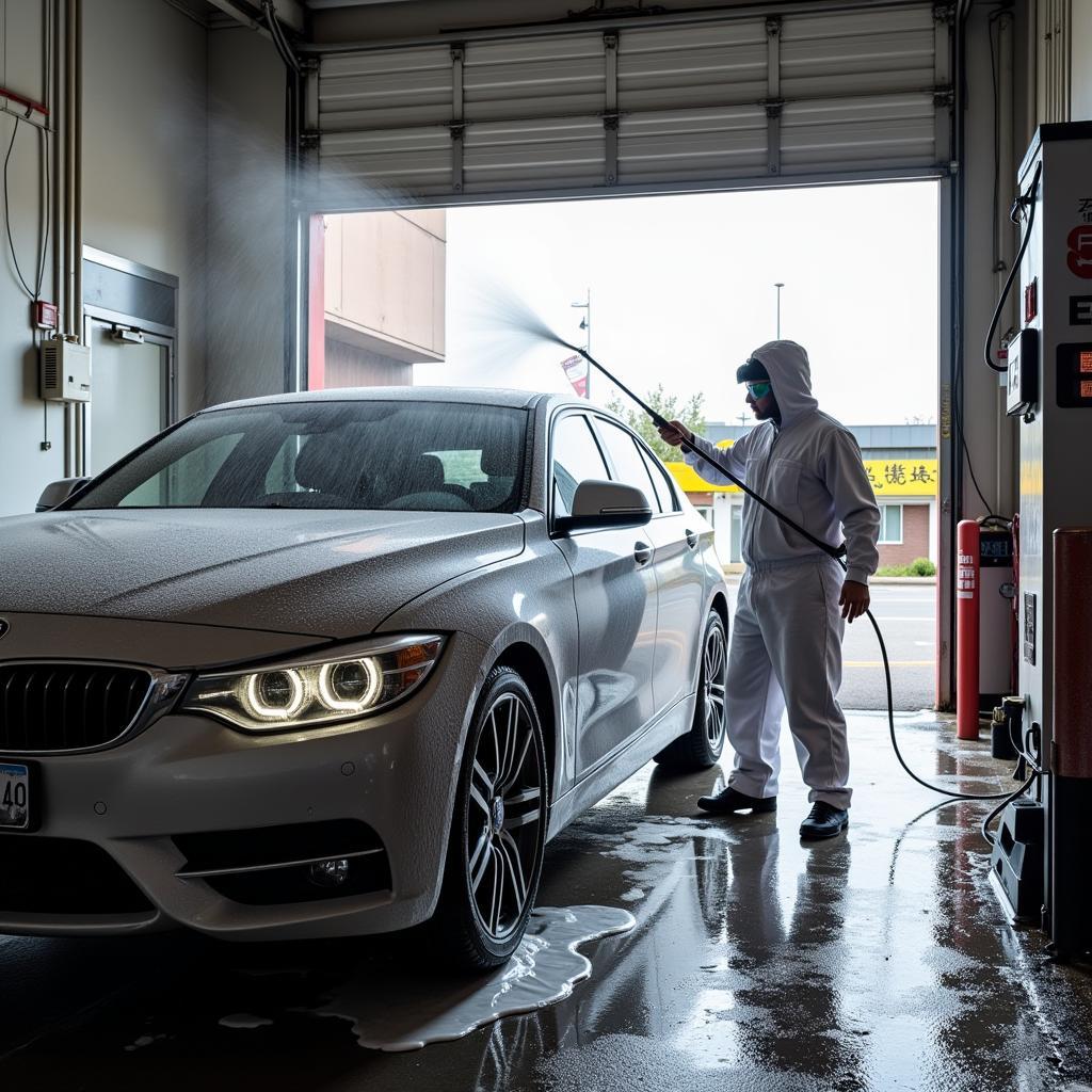 Using Self-Service Car Wash Equipment