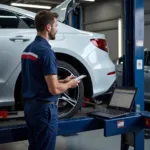 Vehicle Inspection at Service Center