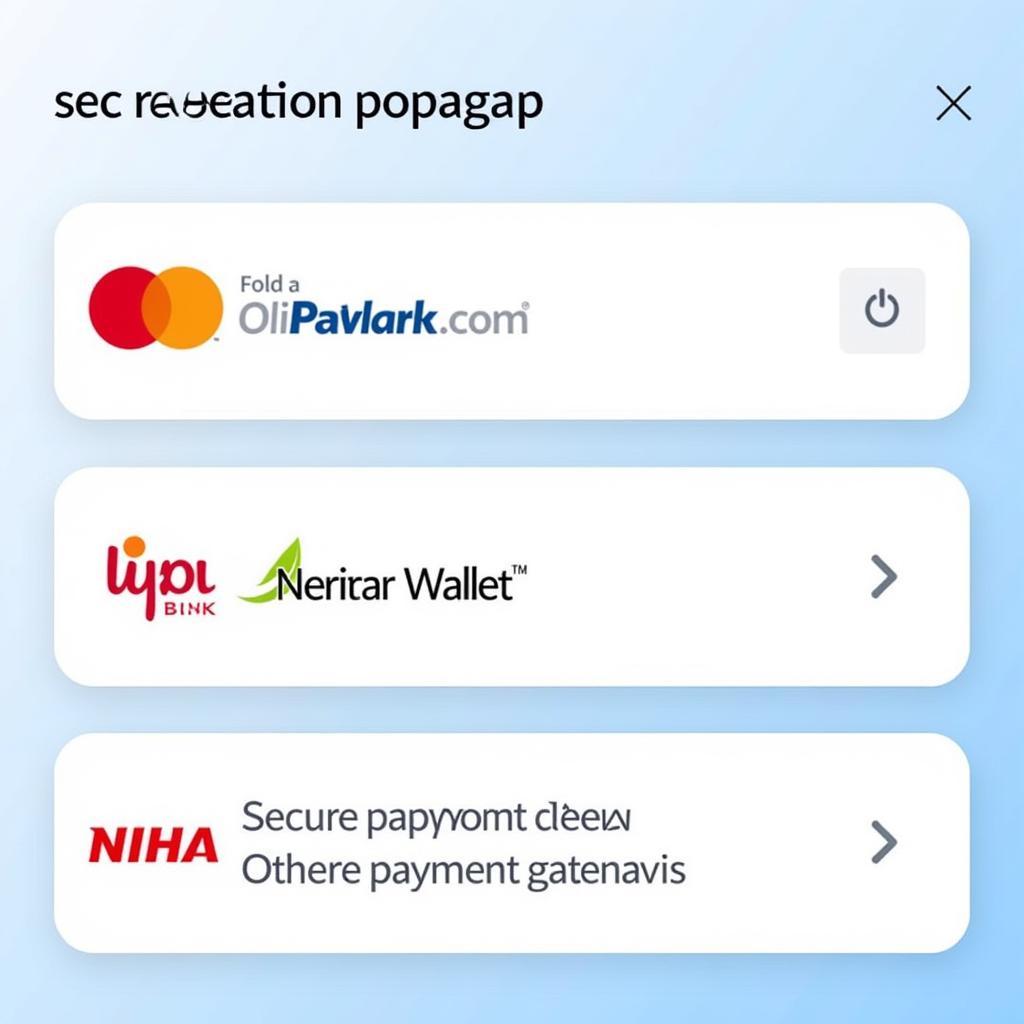 VIA Payment Options