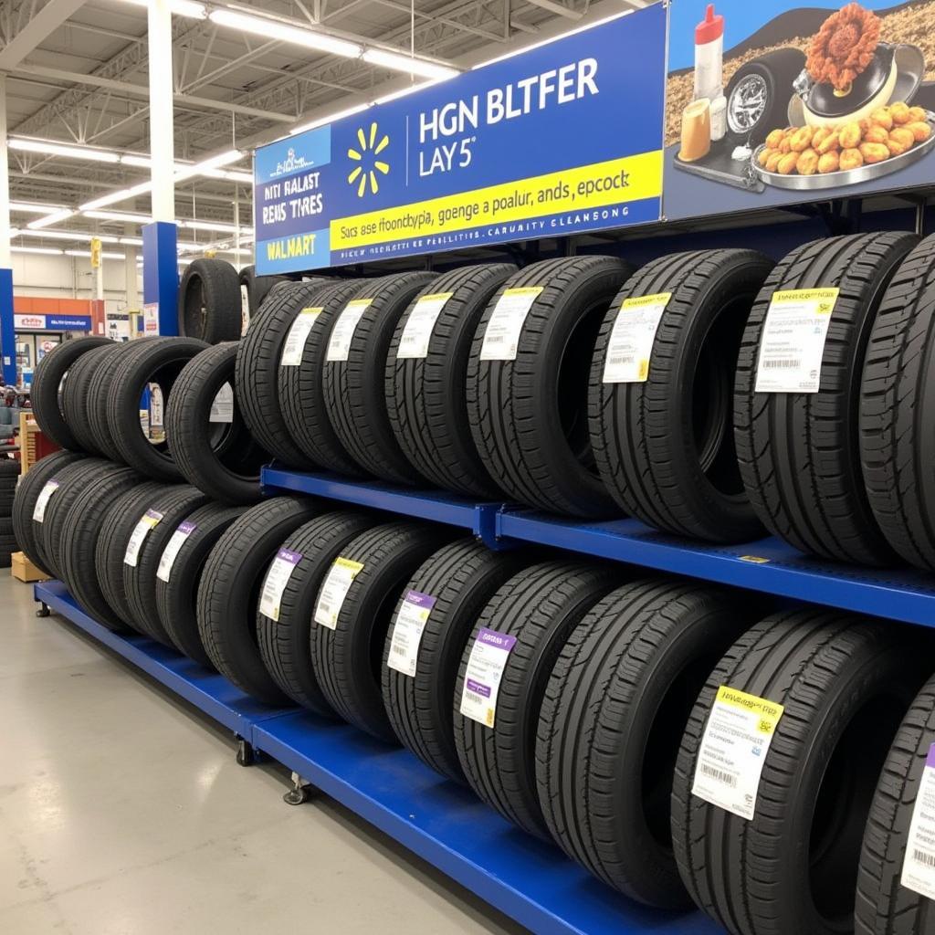 Walmart Tire Center Display