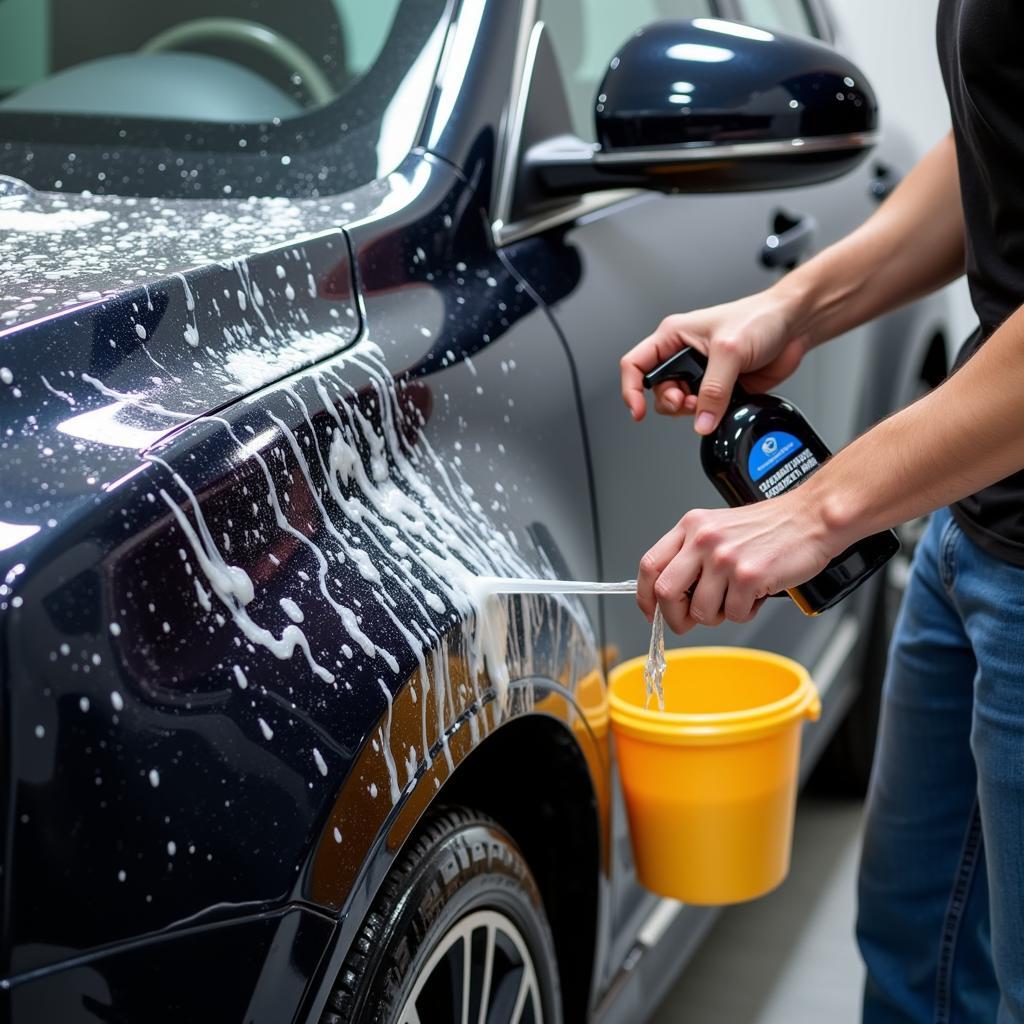 Washing a Ceramic Coated Car