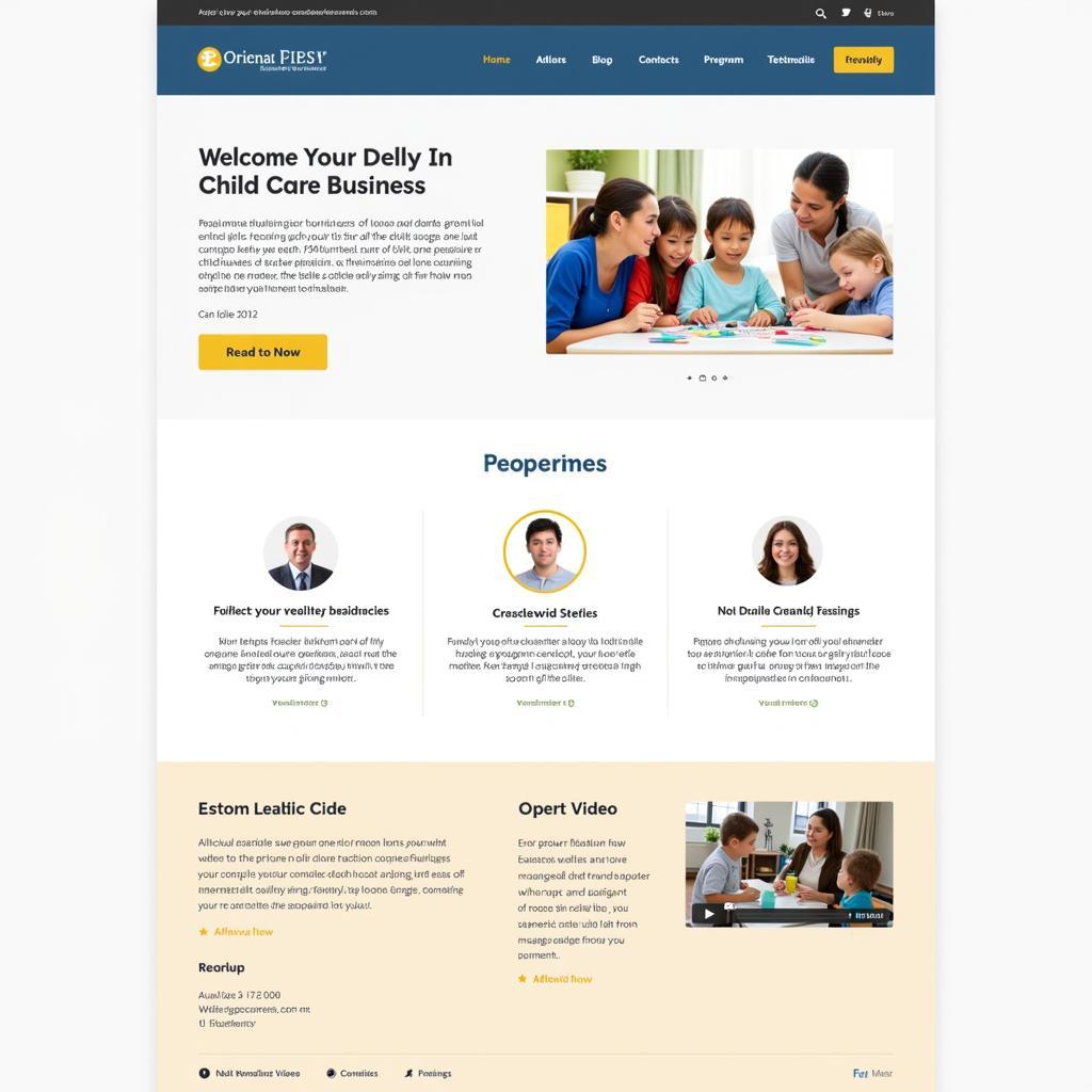 Creating a Website for Your Child Care Business