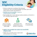 WIC Eligibility Criteria Chart