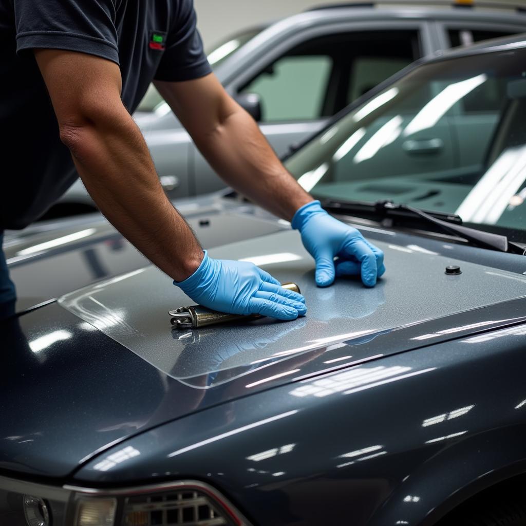 Applying 3M Paint Protection Film