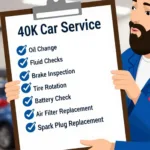 40k Car Service Checklist Items