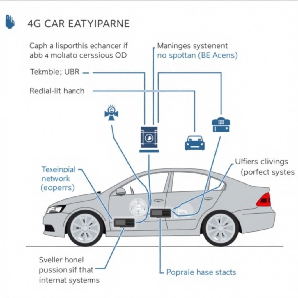 4G Car Telematics OEM System Diagram