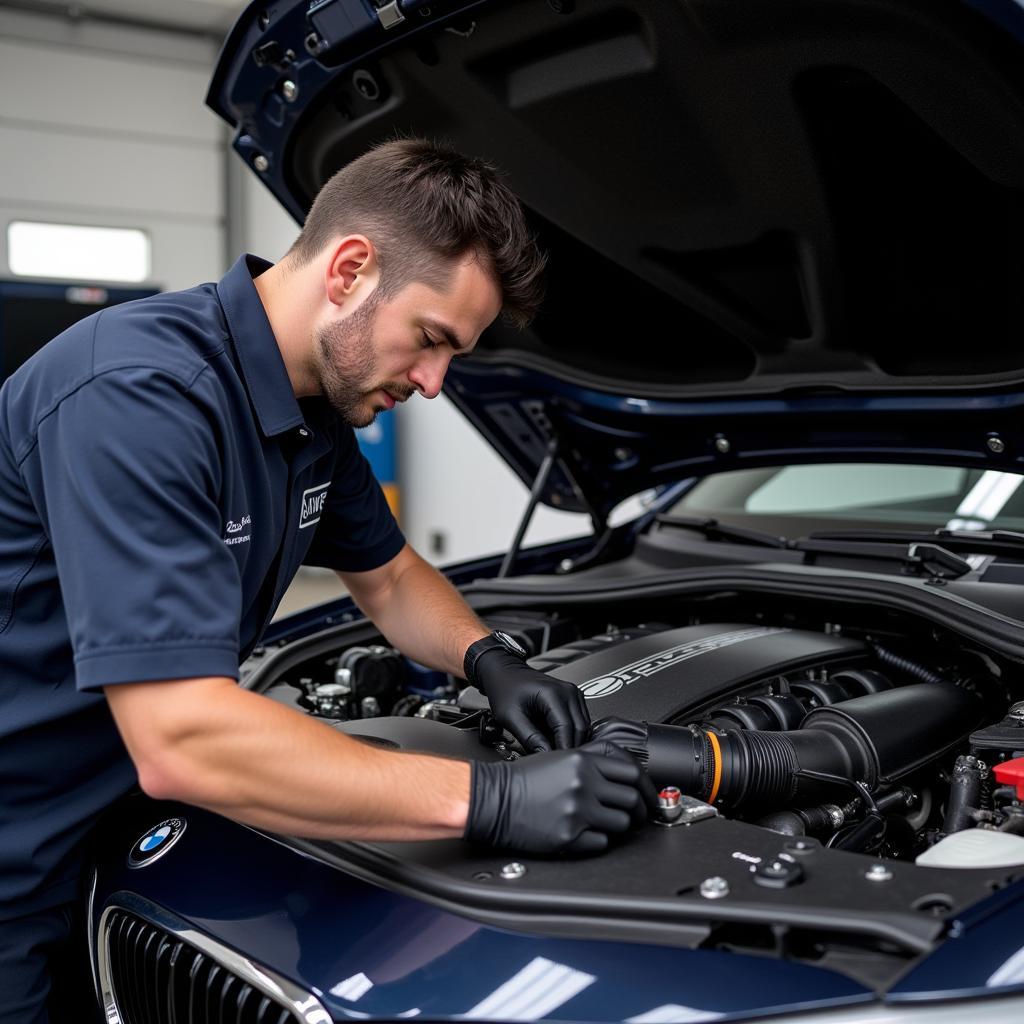 Alpina Engine Bay Inspection