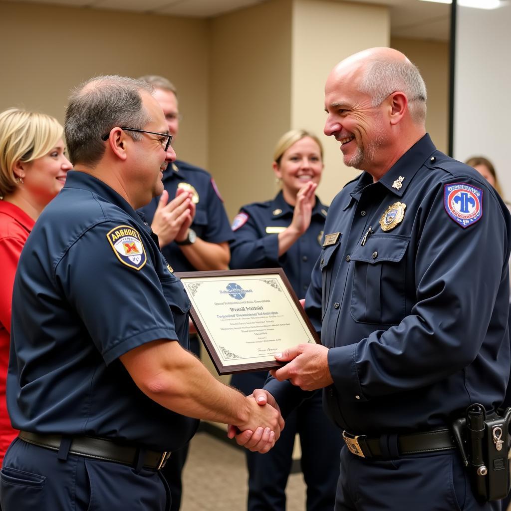 Ambulance Volunteer Receiving Community Award