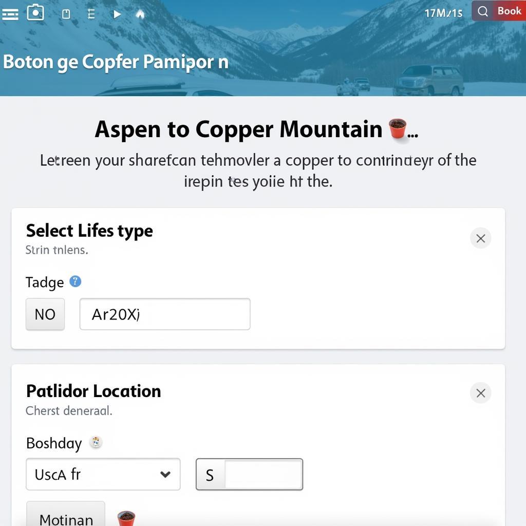 Booking Aspen to Copper Mountain Car Service Online