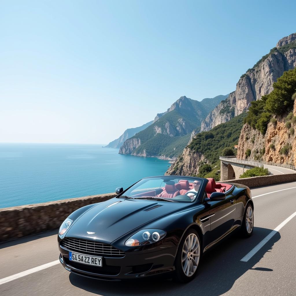 Astarita Car Service touring the Amalfi Coast with breathtaking views