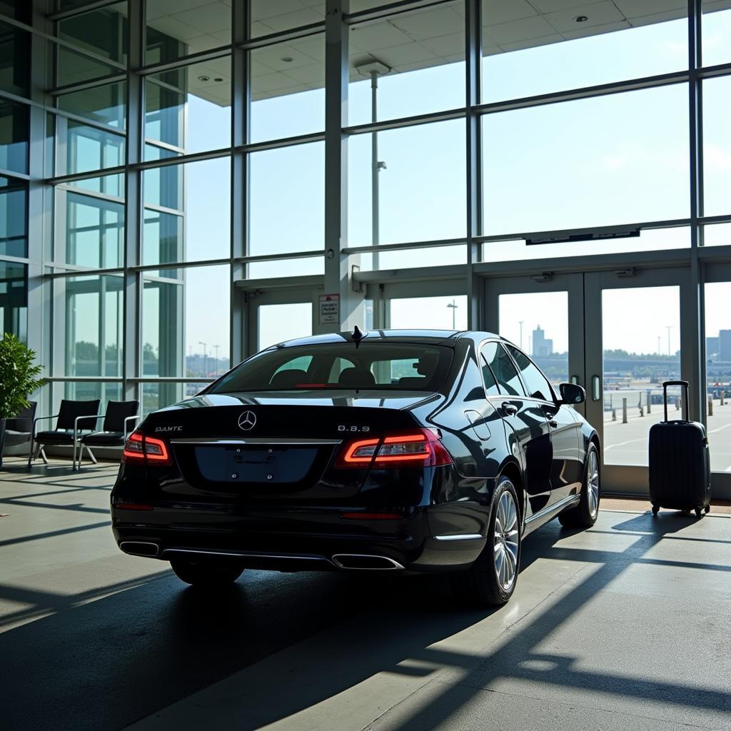 Car Service Waiting at Atlanta Airport