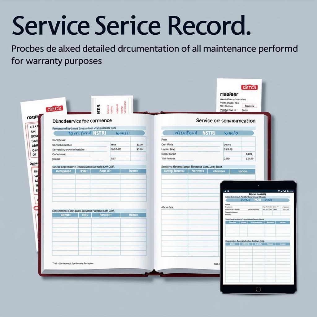 Maintaining Audi service records for warranty