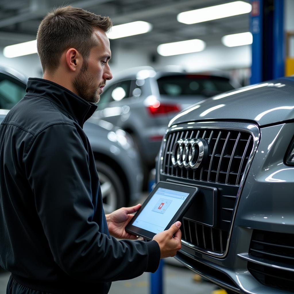 Audi car service maintaining warranty protection