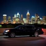 Austin Town Car at Night