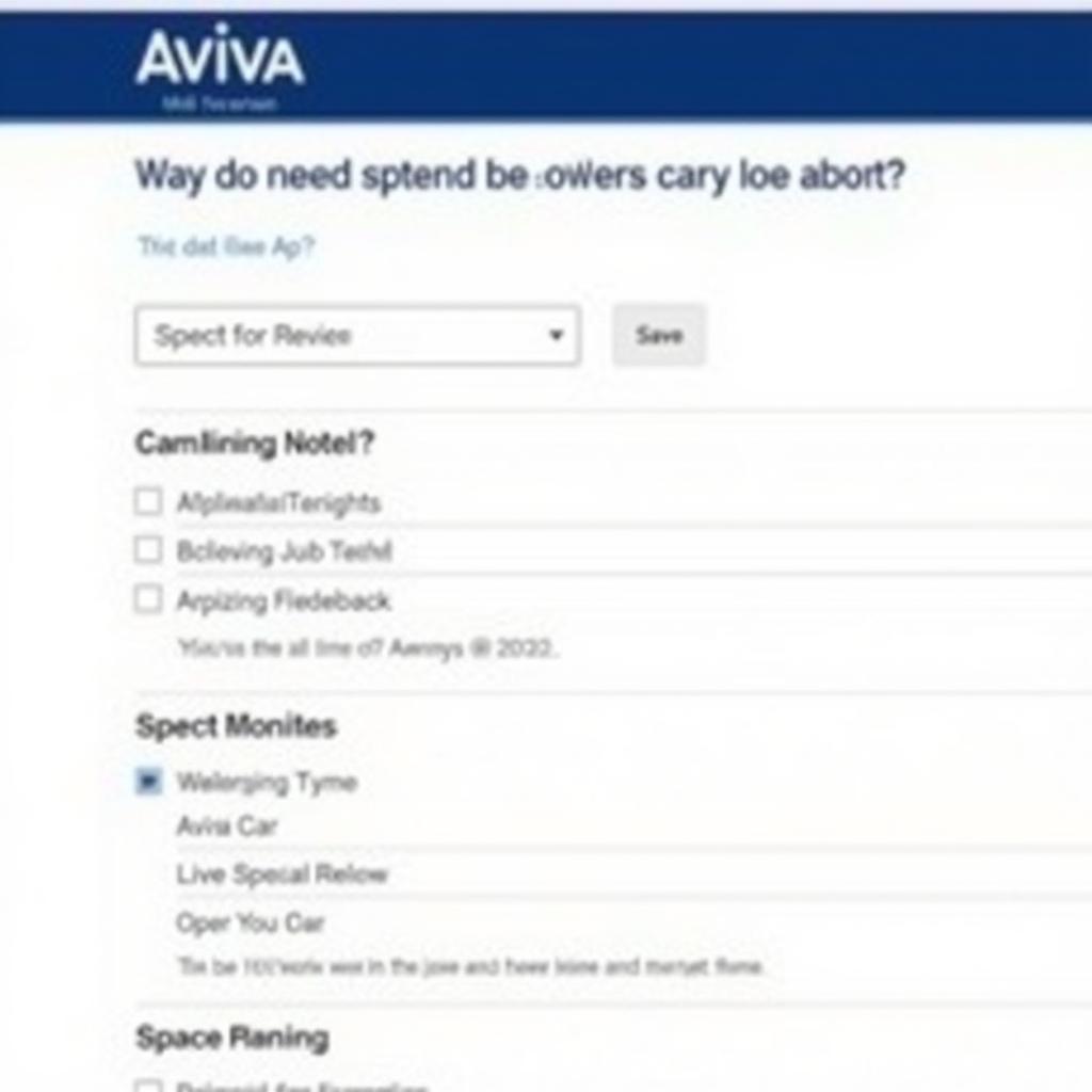 Aviva Car Insurance Customer Feedback