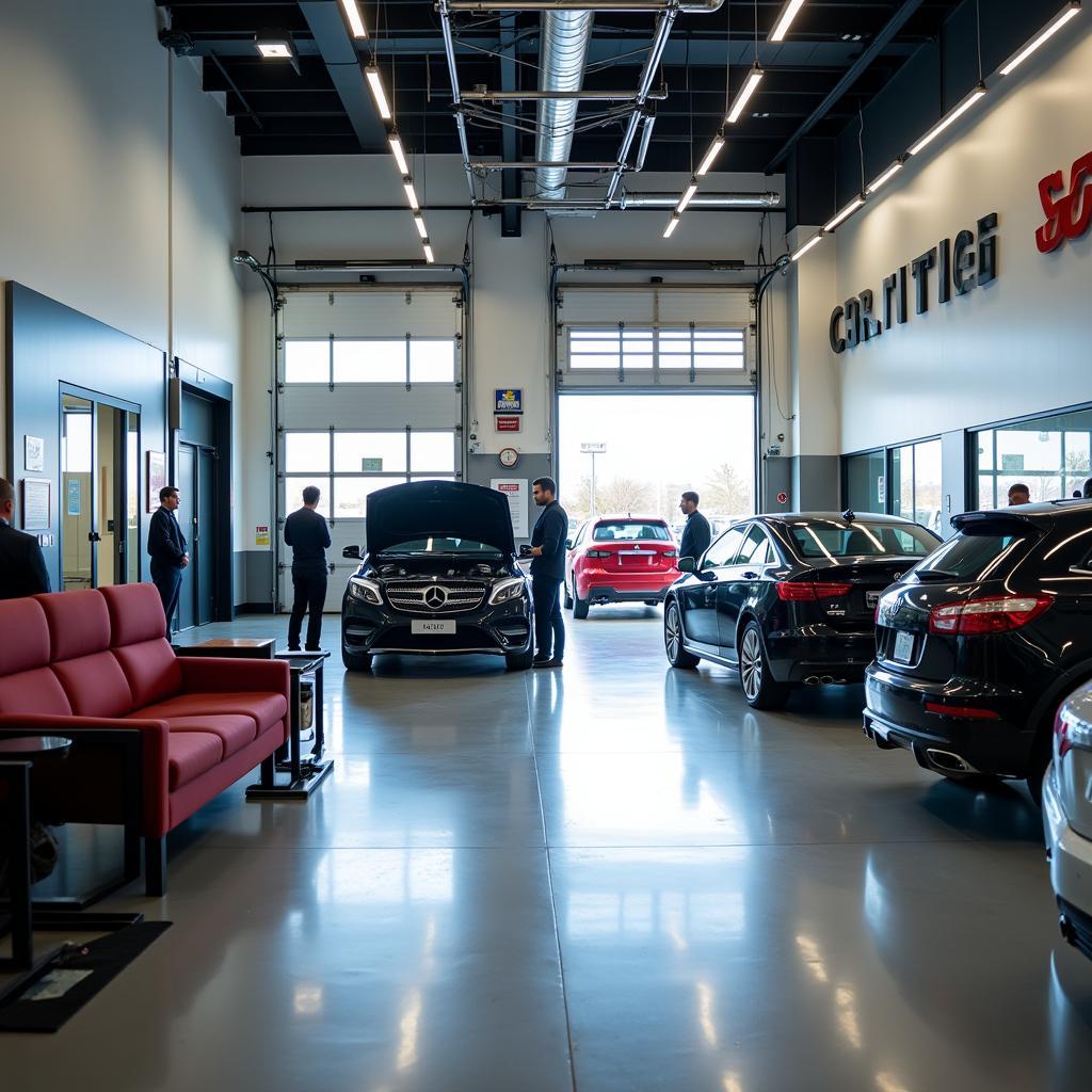 Avondale Car Service Center Interior