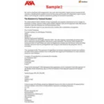 AXA Car Insurance Policy Document