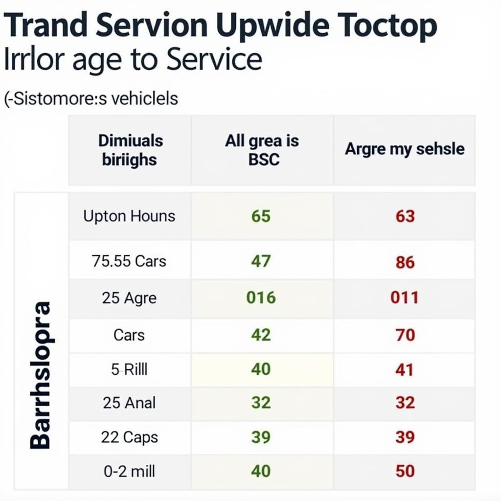 Recommended car servicing frequency in Barnsley